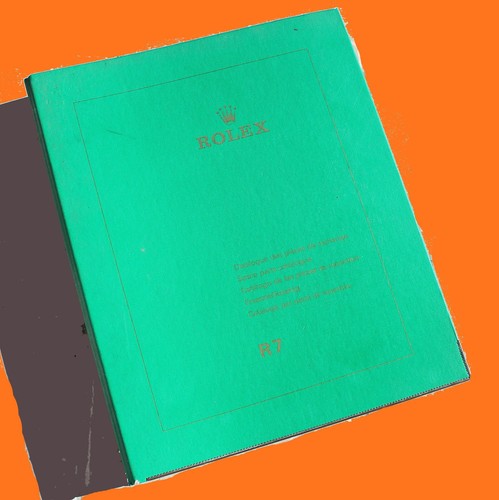 Rolex rare catalogue technique - rolex,