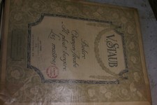 Partition piano V. STAUB