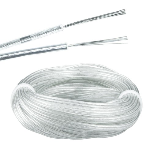 Câble transparent 10m 28awg - 10m, 2