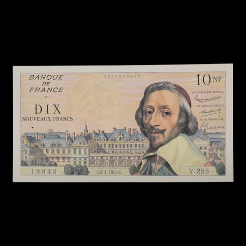 Billet nouveaux francs - 10,