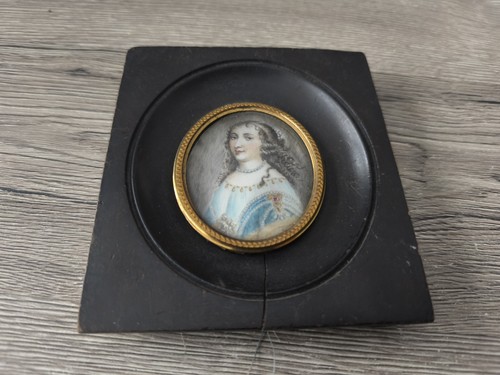 Ancienne peinture miniature - peinture,