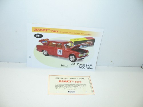 Fiche certif dinky - +, toys