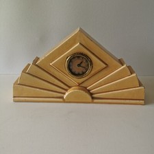 Pendule Saint Clément En Céramique Style art Déco