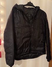 Canada goose black hooded down - hooded,