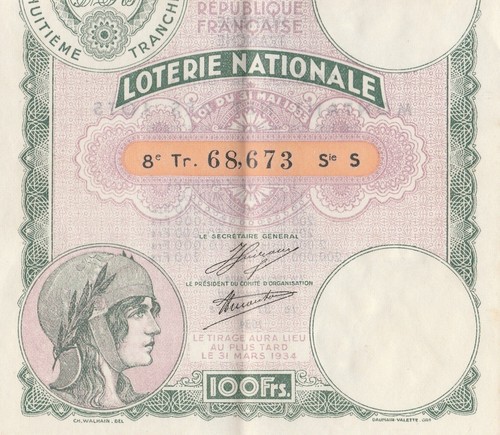 Ancien billet ticket de - billet,
