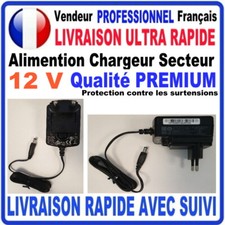 Chargeur 12V  Alimentation Adaptateur secteur POUR LED, DISQUES EXTERNES ETC
