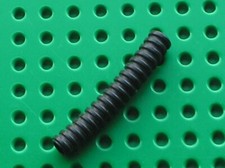 LEGO Black Hose Ribbed 7mm D