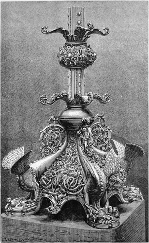 Pied chandelier de chœur - pied,