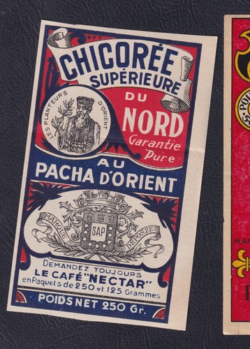 Ancienne étiquette chicorée - ancienne,