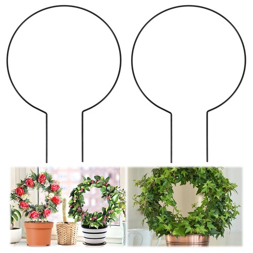 Support rond pour - pour, plantes