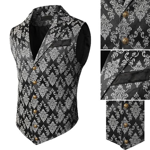 Gilet costume rétro homme - rétro,