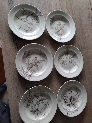 Lot assiettes creuse - lot, 6