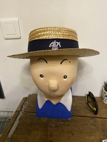Ancien chapeau canotier - chapeau, aix