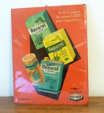 Ancienne PUB Glaçoïde grand format PRODUITS FLYTOX  DDT