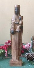 Statue Vierge Noire et enfant