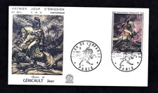 F.D.C. CACHET SALON DE L ENFANCE -TABLEAU DE MAITRE-JEAN LOUIS GERICAULT -  1962
