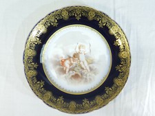 Assiette 19eme en porcelaine