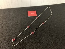 Sautoir collier fleurs de