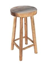 En Bois de Teck Tabouret BAR