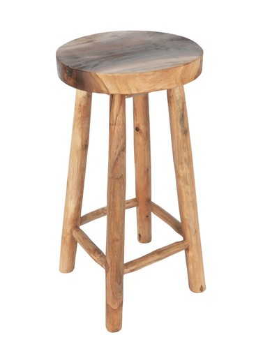 Bois teck tabouret - de,