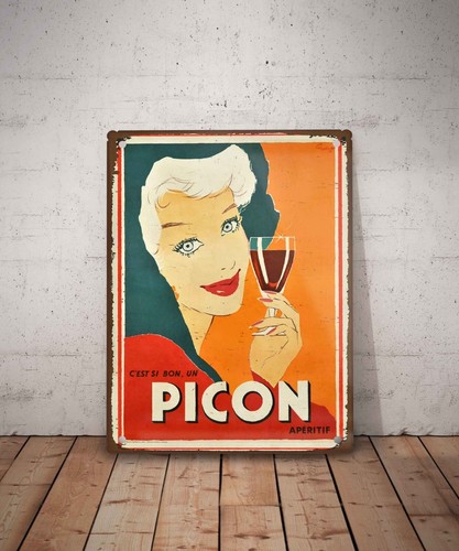 Plaque métal vintage - , picon
