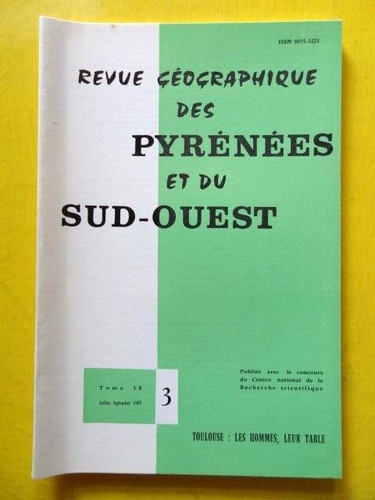 Revue géographique pyrénées - revue,