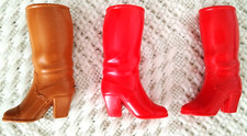 PAIRE DE BOTTES ROUGES de