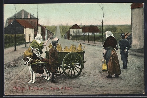 Carte postale lailières - carte,