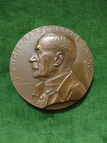 Médaille table bronze - de, en