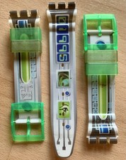 Swatch SBM104 Control Panel Bracelets Aqua Chrono Scuba Neuf d’Ancien Stock