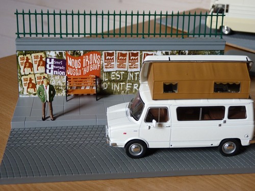 Diorama camping car leyland - diorama,