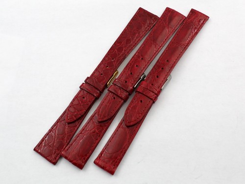 Ceintures montres rouge poli - ceintures,