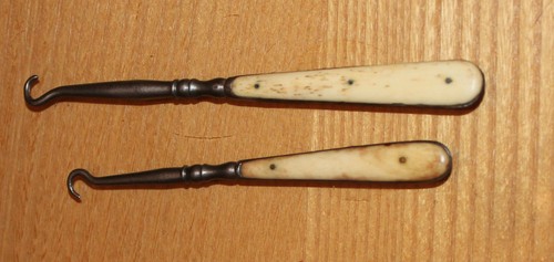 Ancien tire bottine - bottine, lacet
