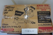 Makita LS008GZ 7,48" 190mm Scie à onglets coulissante double biseau 40V max O...