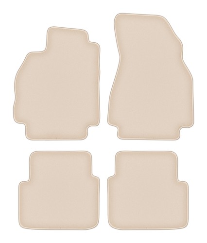 Tapis sol velours beige - tapis, en