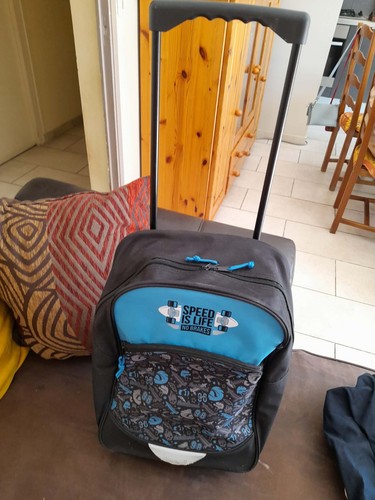 Cartable roulettes tissu - en,