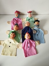 Lot 7 Marionnettes À Main Guignol