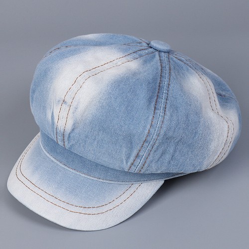 Casquette gavroche jean - en,