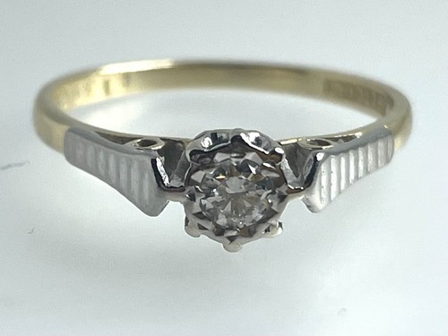 Bague solitaire diamant - bague,