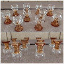 LOT (10) PETITS VERRES À