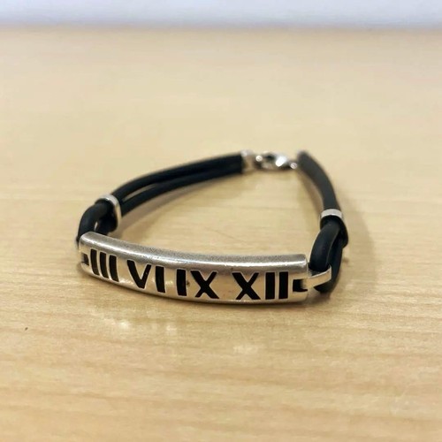 Bracelet cordon caoutchouc