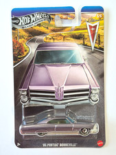 MINIATURE HOT WHEELS 1/64 PONTIAC BONNEVILLE 1965 HW SILVER SERIES