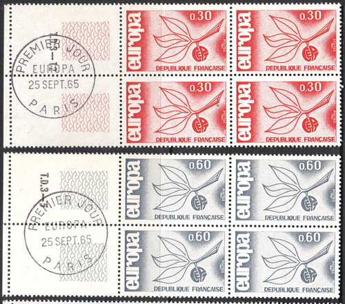 France 1965 1455 1456 - n°,