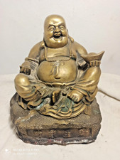 Statue Bouddha laiton ou bronze– 22 cm