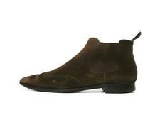 Santoni Suede Chelsea Boots