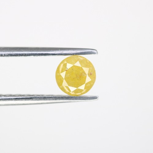 Diamant rond brillant jaune