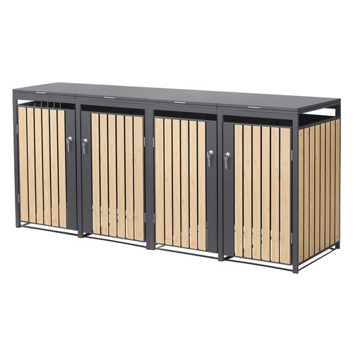 Cache poubelle jardin pour - cache-poubelle,