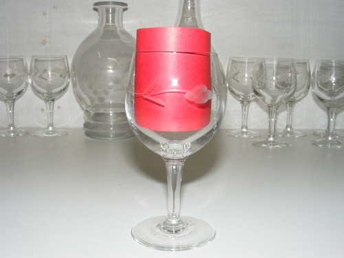 B1604 lot anciens verres - lot,