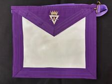 Tablier Franc Maçonnerie - MRC (Maître Royaux & Choisis)