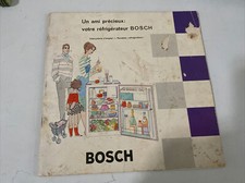 Ancienne Notice Mode D’emploi Frigo Bosch Recettes Refrigerateur Vintage